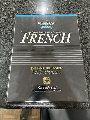 #ad The Sybervision Foreign Language Series French 16 Cassette Tapes amp; Study Guide
