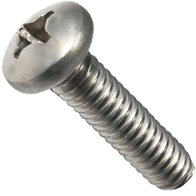#ad 6 32 Machine Screws Phillips Pan Head Stainless Steel All Lengths in Listing