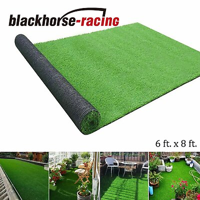 #ad Green Artificial Grass Rug 6 ft. x 8 ft. Patio Deck Indoor Outdoor Landscape NEW