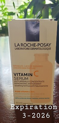 #ad La Roche Posay Vitamin C Serum Anti wrinkle Concentrate 30ml New Box