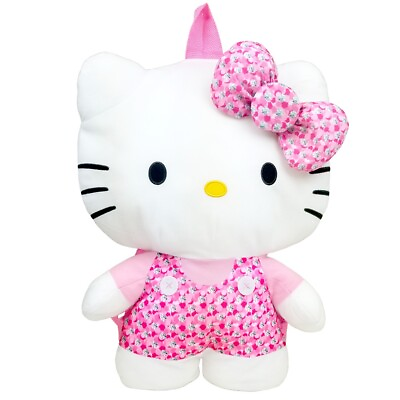 #ad Hello Kitty Plush Girls 18quot; Backpack.New