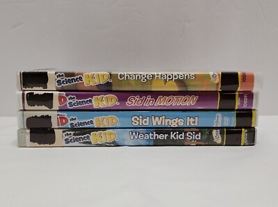 Sid the Science Kid DVD#x27;s Lot of 4 Weather Change Wings Motion