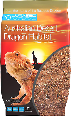 #ad Jurassic Natural Australian Desert Dragon Habitat 10Lb Substrate for Bearded Dra