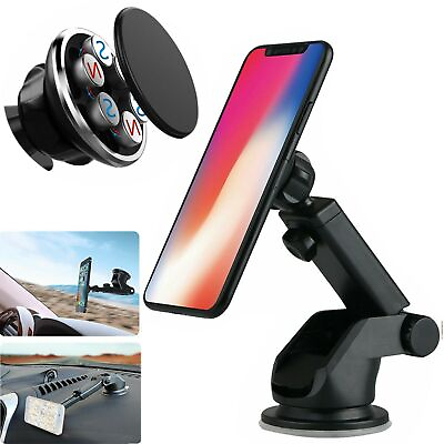 #ad Magnetic Car Mount Holder Dash Windshield Suction Cup Universal For Cell Phone