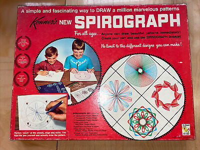 #ad Vintage Rare Nice Spirograph Kenner No. 401 1967 Complete Booklet