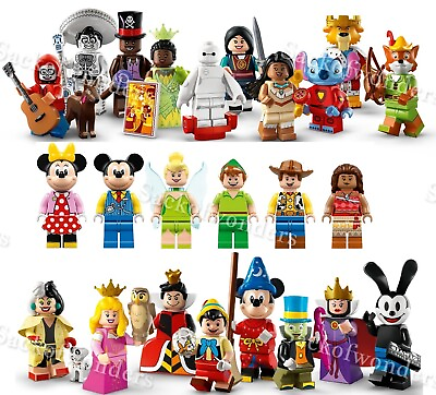 LEGO 71038 DISNEY 100 Series 2 3 Minifigures Sorcerer Mickey Baymax Jack