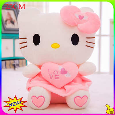 #ad Hello Kitty Kawaii Plush Toy Stuffed Fluffy Plush Dolls Hugging Pillow Kids Gift