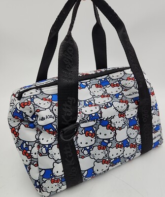 #ad NEW Hello Kitty Black Pose Handbag 11.75quot;W x 7quot;D x 7quot;H
