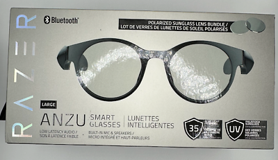 #ad Razer Anzu Large Bluetooth Smart Glasses Large Not Used