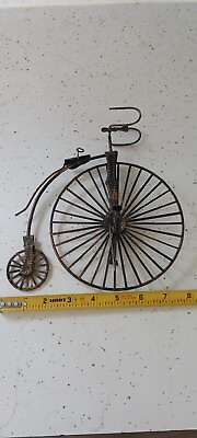 #ad Vintage High Wheel Penny Farthing Bicycle Wire Figure 8quot;