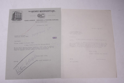 #ad 1927 Lamson Goodnow Henry Weiskopf Co Minneapolis MN Letter Ephemera P330F