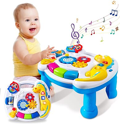 Musical Learning Table Baby Toys for 1 2 3 Year Old Boys Girls Early Education