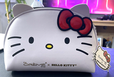 Creme Shop x Hello Kitty Makeup Cosmetics Travel Bag Pouch Case NEW