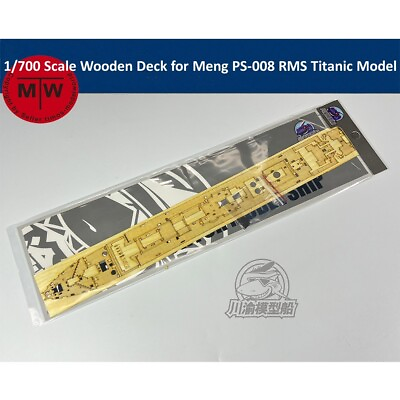 1 700 Scale Wooden Deck for Meng PS 008 RMS Titanic Model Kit