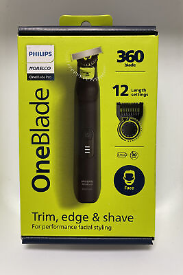 Philips Norelco OneBlade Pro Face Shaver 360 Blade 12 Length Settings NEW SEALED