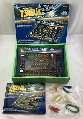 #ad Science Fair 130 in One Electronic Project Kit in Good Condition FREE SHIPPING