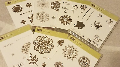 #ad Your Choice Stampin#x27; Up Stamp Sets Flowers Doilies Floral New amp; Used