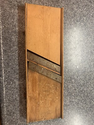 Vintage Old Wood Vegetable Slicer Mandoline