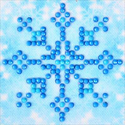 #ad Diamond Dotz Diamond Embroidery Facet Art Kit 4.75quot;X4.75quot; Snowflake Sparkle