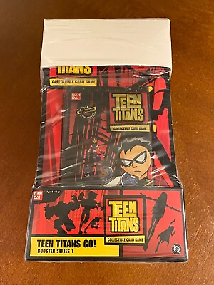 #ad Teen Titans Go Series 1 Sealed Blister Box Warner Bros 12 packs