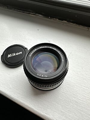 Nikon Nikkor 50mm 1:1.4 AI S lens WORKING Read