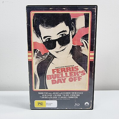 #ad Ferris Bueller#x27;s Day Off Limited Edition BluRay In VHS Packaging 94 1000 Reg B