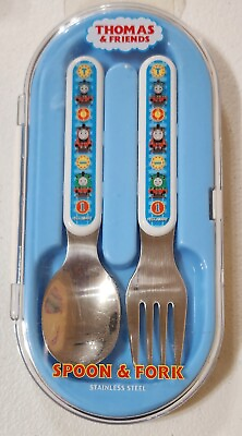 2005 Thomas The Tank Engine amp; Friends Spoon amp; Fork Set PECO Pecoware New In Case