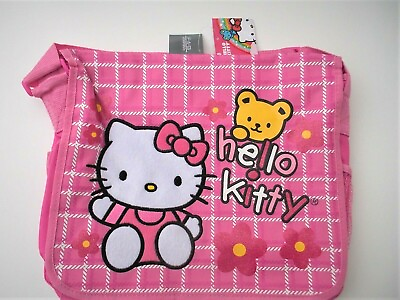 #ad Sanrio Hello Kitty Oversize Teddy Messenger Bag School Shoulder Diaper Bag