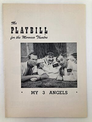 #ad 1953 Playbill Morosco Theatre Walter Slezak Will Kuluva in My 3 Angels