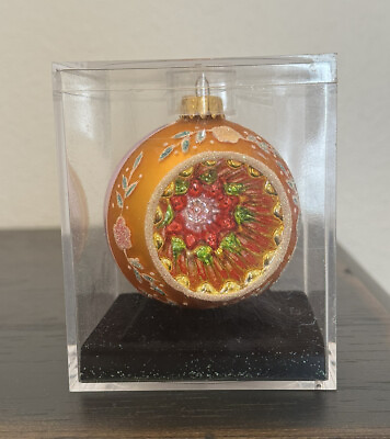 Vintage Glass Ornament Indent Unique Treasures Collection Limited Series