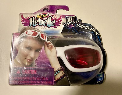 #ad Nerf Rebel Vision Gear Purple Lenses Open Box Please Read