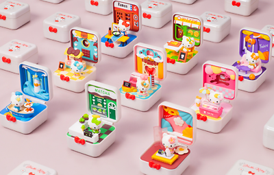 POP MART Sanrio Hello Kitty Food Town Cuisine Scene Confirmed Blind Box Figure！