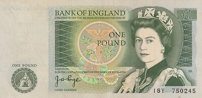 #ad Great Britain 1978 1984 1 Pound Circulated Banknote Pick 377a Bargain Bin
