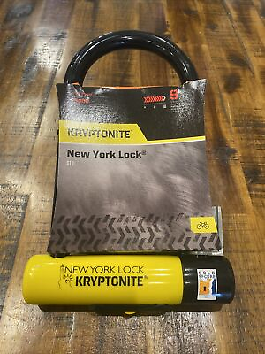 #ad Kryptonite New York Lock Standard STD New U Model With U Bracket 9 10 Security