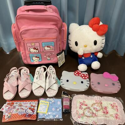 #ad Sanrio Goods lot of 10 Hello Kitty Caster bag Stuffed toy Nurse shoes Pouch