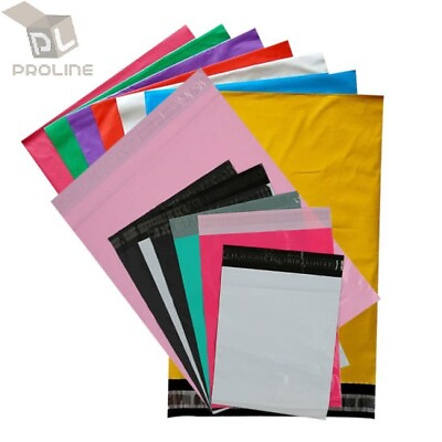 #ad Any Size Poly Mailer Self Sealing Shipping Envelopes Mailing Bags Plastic 2.5Mil