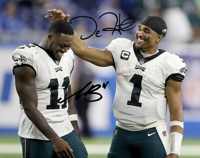 Jalen Hurts Signed Autographed 8.5 X 11 Photo NFL Philadelphia Eagles
