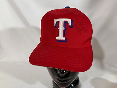 #ad Texas Raingers MLB SIGNED Outdoor Cap Snapback Hat