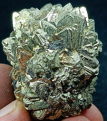 #ad Flower Shape Golden Pyrite After Marcasite Clusters Very Unique Formation#75g