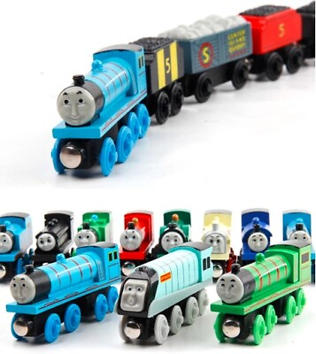 Thomas and Friends Train Set Tank Engine wooden railway Magnet Collect Gift Toy