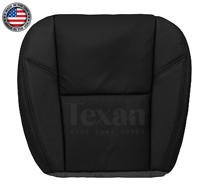 #ad 2012 2013 Chevy Avalanche LTZ Driver Bottom Perforated Leather Seat Cover Black