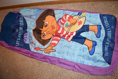 #ad i1 Dora the Explorer READY BED Sleeping Bag Cover {Air Mattress Sold Separate}