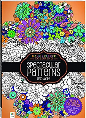 #ad Kaleidoscope Coloring Spectacular Patterns Hinkler Books