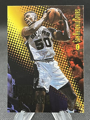 #ad 1995 96 Fleer All Star Weekend David Robinson 4 Of 4 Limited 10500 Spurs
