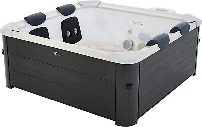 #ad Hot Tub Spa Pool 6 Person Portable Hard Sided Wi Fi Jetted Square Luxury Tub New