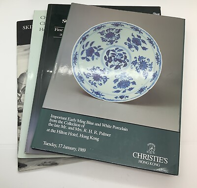 #ad Sotheby’s amp; Christie’s Chinese Ceramics Auction Catalogs Lot Of 4