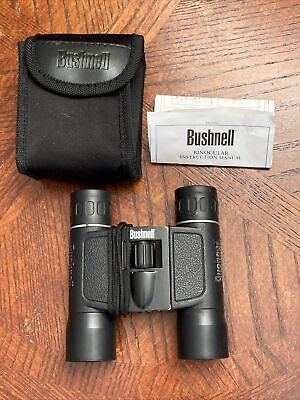 Bushnell 10X25 Compact Binoculars amp; Belt Pouch 300 feet at 1000 yards