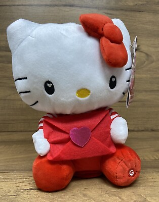 #ad Hello Kitty Valentine CVS 2023 Animated Plush 10quot; Stepper New Sold Out HTF