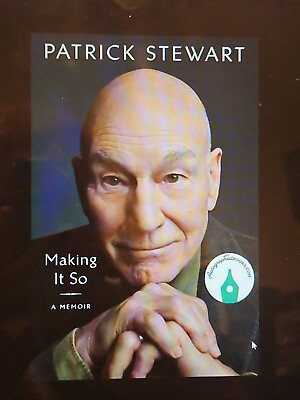 Patrick Stewart Signed Book autographed signature auto new Making It So 1st Ed
