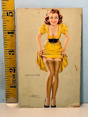 1940#x27;s Howard Connelly Pinup Mutoscope quot;Just My Thizequot; EX
